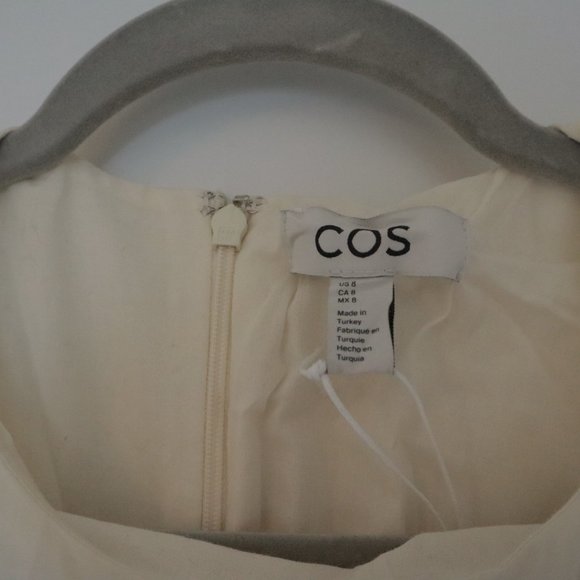 COS Cream Midi Dress - Size 8 (New with Tag!) - Picture 3 of 4